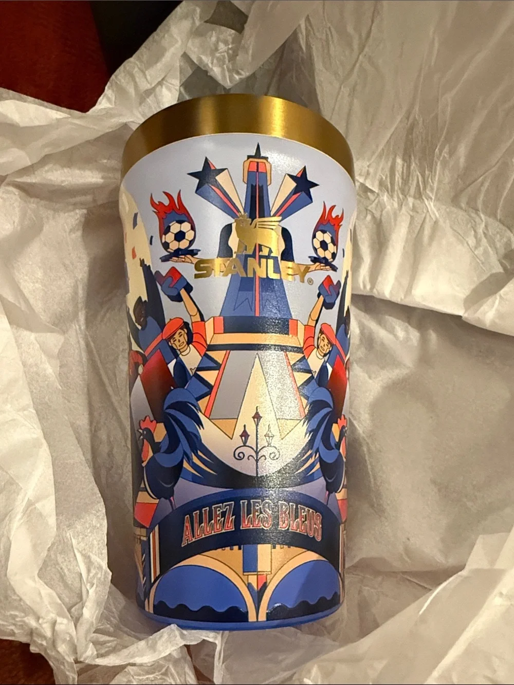 Stanley futbol France 18oz tumbler